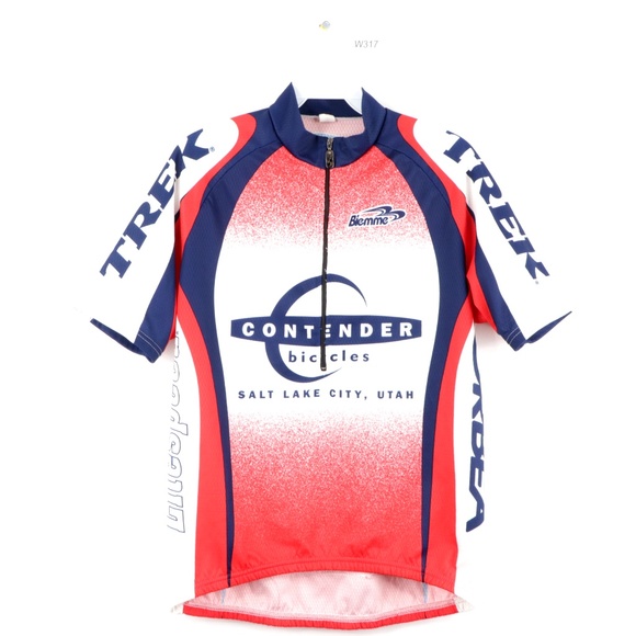 Vintage 90s Biemme Trek Contender Cycling Jersey - Picture 1 of 11